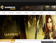 Tablet Screenshot of gamebank.biz