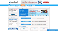Desktop Screenshot of card.gamebank.vn